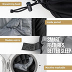 VENTURE 4TH Backpacking Sleeping Bag – XXL, Double and Single Sizes - Lightweight Warm & Cold Weather Sleeping Bags for Adults, Kids & Couples – Ideal for Hiking, Camping & Outdoor Adventures