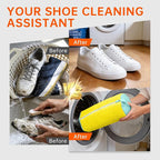 1PCS Shoes Washing Machine Bags, Laundry Shoe Bag for Washer and Dryer, Reusable and Durable Zipper Sneaker Shoe Washing Bag, Tennis Shoes Cleaning Bag for All Shoe Types (Yellow)