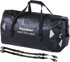 WILD HEART Waterproof Motorcycle Duffel Bag PVC500D Double-bottom With Rope Straps and Inner Pocket 40L 66L 100L for Kayaking, Camping, Boating,Motorcycle