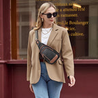 CLUCI Crossbody Bags for Women Men,Leather Sling Bag Cross Body Backpack for Woman Gifts for Women Birthday Unique