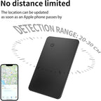 Wallet Finder Item Locator Card for Men - (iOS Only) SEVEN SWAN Bluetooth Tracker iPhone Find My Anti-Loss for Keys, Luggage Tags, Passports