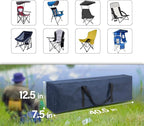 BDL Double Camping Chair Replacement Bag, 40 Inch Extra Large Zippered Cot Bag for Travel Camping Sports Equipment Storage - 2 Pack