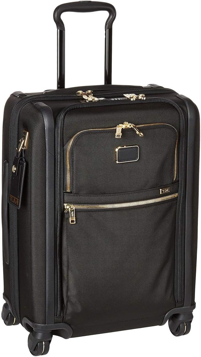 TUMI Alpha Continental Dual Access 4-Wheeled Carry-on Luggage - Rolling, Lightweight Suitcase - Secure Suitcase with Lock