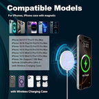[Apple MFi Certified] Magnetic Wireless Charger Apple MagSafe Charger 6FT Fast Wireless Charging Pad 15W Magnetic Charger for iPhone 17 16 15 14 13 12 11 Pro Max Plus/AirPods 2 3 4 Pro 2 3 [2 Pack]