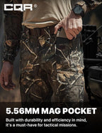 CQR Men's Tactical Pants, Water Resistant Ripstop Cargo Pants, Lightweight EDC Work Hiking Pants, Outdoor Apparel