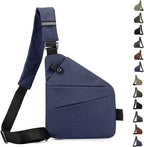 Anti Theft Crossbody Travel Bag for Women Men,Multi-pocket Crossbody Bag,Slim Sling Bag with Adjustable Strap