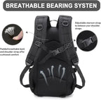 25L Hiking Backpack Small Tactical Backpack Daypack Camping Trekking Hunting Molle Pack for Men Women, Black