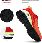 Kricely Men's Trail Running Shoes Non Slip Hiking Shoes Tennis Shoes Fashion Sneakers Workout Footwear