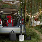 GOJAWAY 16 in 1 Multitool Survival kit, Camping Shovel Military Axe, 40" Foldable Spade with Portable Bag and Hatchet, for Car Emergency Offroad Entrenching Tool