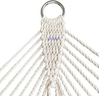 Mesh Hammock,Cotton Rope hammocks with Chains Hooks Tree Straps fit Stands from 9' to 15' for Outside Indoor Patio Yard