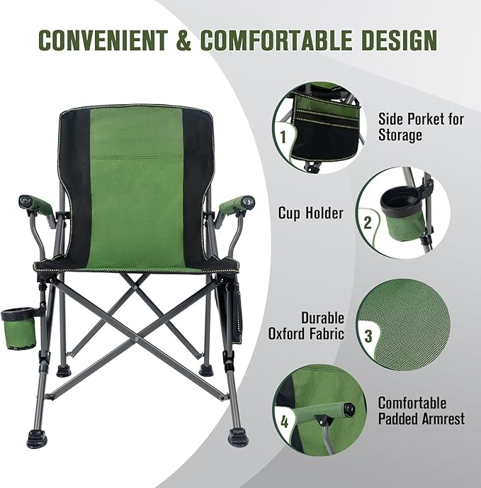 Homcosan Portable Camping Chair