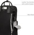 TUMI - Voyageur Atlanta Backpack - Travel Backpack for Women - For Business, Commute - Holds Up to 17" Laptop - Black & Gunmetal Hardware
