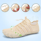 L-RUN Barefoot Water Shoes Women Mens Aqua Sock Athletic Hiking Water Sports Shoes for Swim Beach Pool Sand Diving Walking
