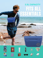 niphean IPX7 Waterproof Dry Bag with Magnetic One-Hand Closure, Durable Waterproof Bag for Kayaking, Paddle Board, Beach, Swimming, Multi-Wear Fanny Pack Style, Dry Bags for Men & Women Outdoor Use