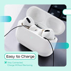 New Version of Anti-Lost Strap for Wireless in-Ear Earbuds with Ear Tips, Airpod pro Lanyard - Black 2pack (Compatible with Airpods Pro 1 2 3, Sony, Beats, Samsung, Bose)