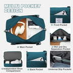 Travel Duffel Bag, Sports Tote Gym Bag, Shoulder Weekender Overnight Bag for Women