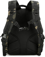 30L Military Tactical Backpack for Men 3 day Assault Pack Molle Daypack Army Hiking Rucksack (BlackMix)