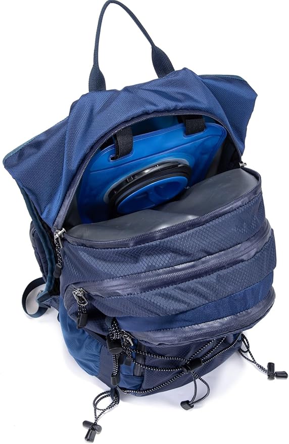 Insulated Hydration Backpack Pack with 2L Water Bladder Lightweight 22L Hiking Backpack Bag for Women Men Daypack for Hiking Running Festival Camping Biking