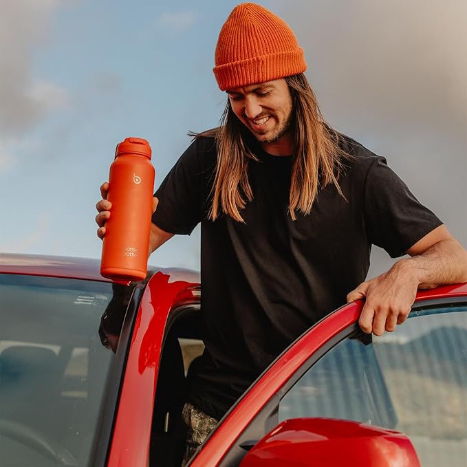 BOTTLE BOTTLE 40 oz sports water bottle stainless steel insulated water bottle with straw and pills holder