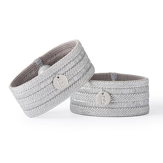 Blisslets Acupressure Relief Band - Edith Duo (Large) - Stylish Wellness Bracelets for Queasiness Relief | Travel, Pregnancy, Cruise