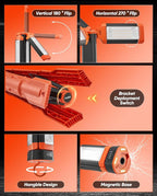 Saker Portable Camping Light with Stand 73inch 20000mAh Rechargeable LED Work Lights 800/3200 Lumen 4000/6500K Emergency Lights for Camping, Garage, Outdoor Work, Power Outages, Fishing LD18