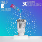 HydroMATE Electrolyte Powder Fruit Punch Hydration Packets Low Sugar 30 Count