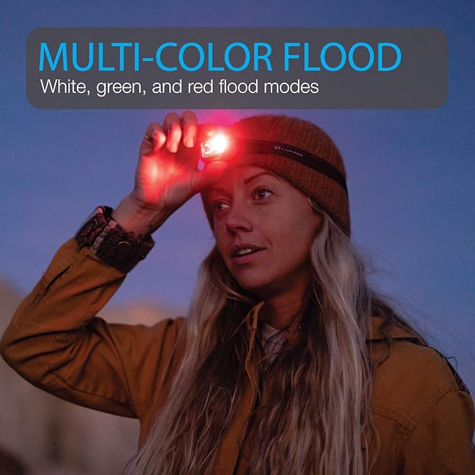 LUXPRO Waterproof LED Headlamp Bright 355 Lumens LP735