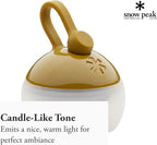 Snow Peak Hozuki Mini Lantern, Compact, Bright, Portable, Camping Light, Gold