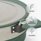 Sea to Summit Detour Stainless Steel Collapsible Pot