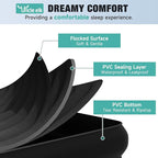 Tesla Model Y Mattress, Inflatable SUV Mattress for Portable Camping Mattress, Foldable Air Mattress with Air Pump and Storage Bag for Tesla Model Y and SUV Travel, Black