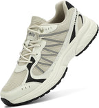 Kricely Men's Trail Running Shoes Non Slip Hiking Shoes Tennis Shoes Fashion Sneakers Workout Footwear