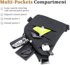 Anti Theft Crossbody Travel Bag for Women Men,Multi-pocket Crossbody Bag,Slim Sling Bag with Adjustable Strap
