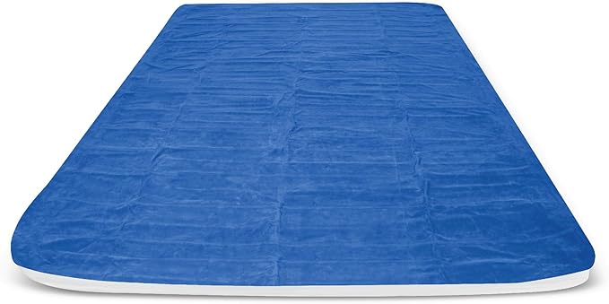 SoundAsleep Products Camping Series Air Mattress Includes Eco-Friendly PVC - Included Rechargeable Air Pump - Queen Size