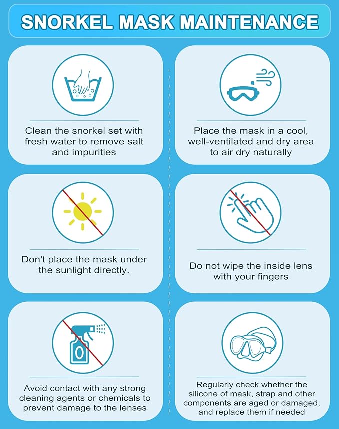 Greatever Dry Snorkel Set,Panoramic Wide View,Anti-Fog Scuba Diving Mask,Professional Snorkeling Gear