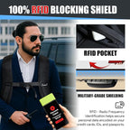 55L Extra Large Travel Backpack, Expandable 50L - 60L Carry On Backpack, Travel Luggage Suitcase Anti-Theft TSA Flight Laptop Bag, Sturdy 18.4 Inch XXXL Daypack Weekender Gifts for Men, Black