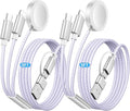 Temdan 2Pack for Apple Watch Charger, 3 in 2 Multi Charging Cable, iPhone Charger, USB A/Type C/Lightning Cable, Portable Travel Essentials Designed for iWatch Ultra/SE/11-1 & iPhone 17-12/ iPad-5Ft