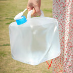 2 Pack Collapsible Water Container with Spigot, Foldable Cube Water Jugs Portable Water Storage for Outdoors Camping Hiking Disaster Preparedness & Survival Gear 1.4/2.6/4/5.3 Gallon