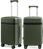 LOVEVOOK Hard Shell Carry On Luggage 22x14x9 Airline Approved with Removable Lining,22 Inch Carry On Suitcase with Spinner Wheel TSA Lock,Lightweight Checked Luggage for Men Women Travel Business Trip