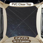 Alvantor Screen House Gazebo, 6-10-15 Person Pop Up Igloo Screened Canopy Tent with Mosquito Netting Sides, Instant UV Resistant Sun Shelter for Garden, Patio, Backyard