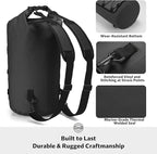 STOVER 5/10/25/30/40/55L Waterproof Backpack- Floating Dry Bag for Kayaking, Travel, Beach, Hiking, & Camping, Men/Women
