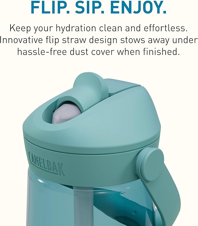 CamelBak Thrive Flip Straw Tritan Renew Water Bottle Cove, 25oz