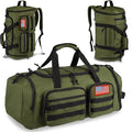 Tactical Gym Bag for Men，50L Large 3 in 1 Sports Duffle Bag with Shoes Compartment for Travel,Water Resistant Travel Backpack Weekender Overnight Bag with Wet Pocket for Women