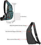 NICGID Sling Bag Chest Shoulder Backpack Crossbody Bags Casual Daypack for Men Women