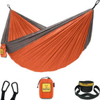 Wise Owl Outfitters Camping Hammock – 500lbs Portable Hammock with Tree Straps - Travel, Backpacking, Hiking, Outdoors Camping Gear - Single or Double