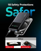 INIU 140W Power Bank, 27000mAh High Capacity Laptop Portable Charger, USB C in&Out Tablet Powerbank, Digital Display Phone Charger, Travel Charger Compatible with iPhone 17 16, iPad, MacBook, Laptop