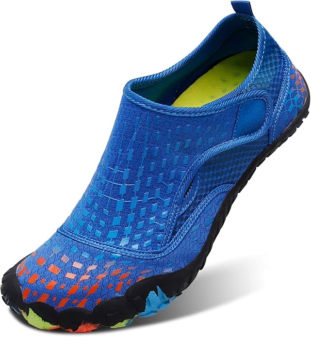 L-RUN Barefoot Water Shoes Women Mens Aqua Sock Athletic Hiking Water Sports Shoes for Swim Beach Pool Sand Diving Walking
