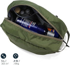 Travel Toiletry Bag 5L, Compact Travel Organizer with Waterproof TPU Wet/Dry Compartment