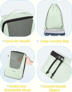 BAGSMART Compression Packing Cubes for Travel, 6 Set/5 Set/4 Set, Compression Suitcase Organizer Bags Set for Suitcases Travel Essentials, Lightweight Packing Organizers