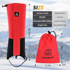 Leg Gaiters 100% Waterproof Adjustable Shoe Snow Boot Guard Gators for Hiking Shoe Cover Hunting Snowshoeing Climbing Walking for Women Men