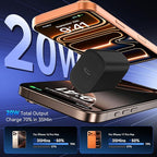 Phone 17 16 15 Pro Charger Fast Charging, 20W USB C Fast Charger Block with 12FT Long Type C Chargers Fast Charging Cable Cord for Phone 17/17 Pro/17 Pro Max/Air/16 Pro Max/16 Pro/15Pro Max/Pro, S24